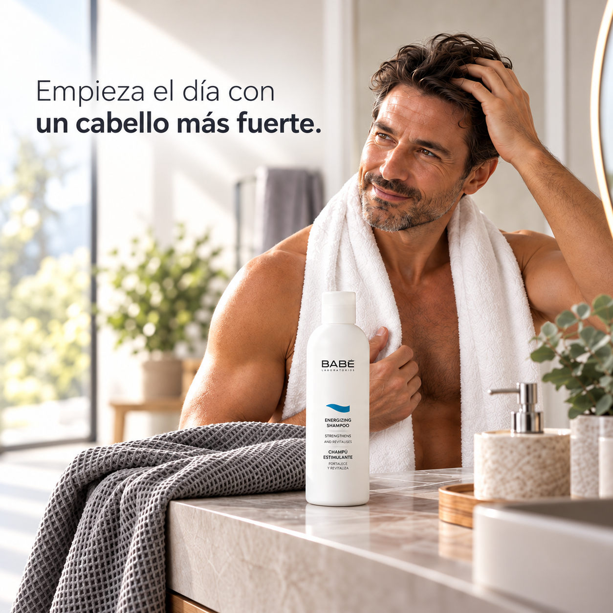 Empieza el día con un cabello más fuerte: shampoo BABÉ